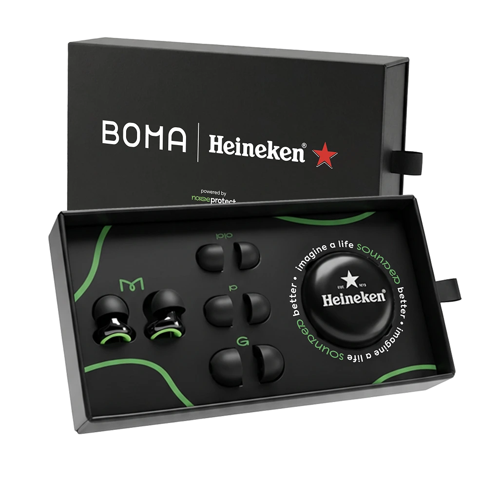 Noize Protect em parceria com Boma e Heineken